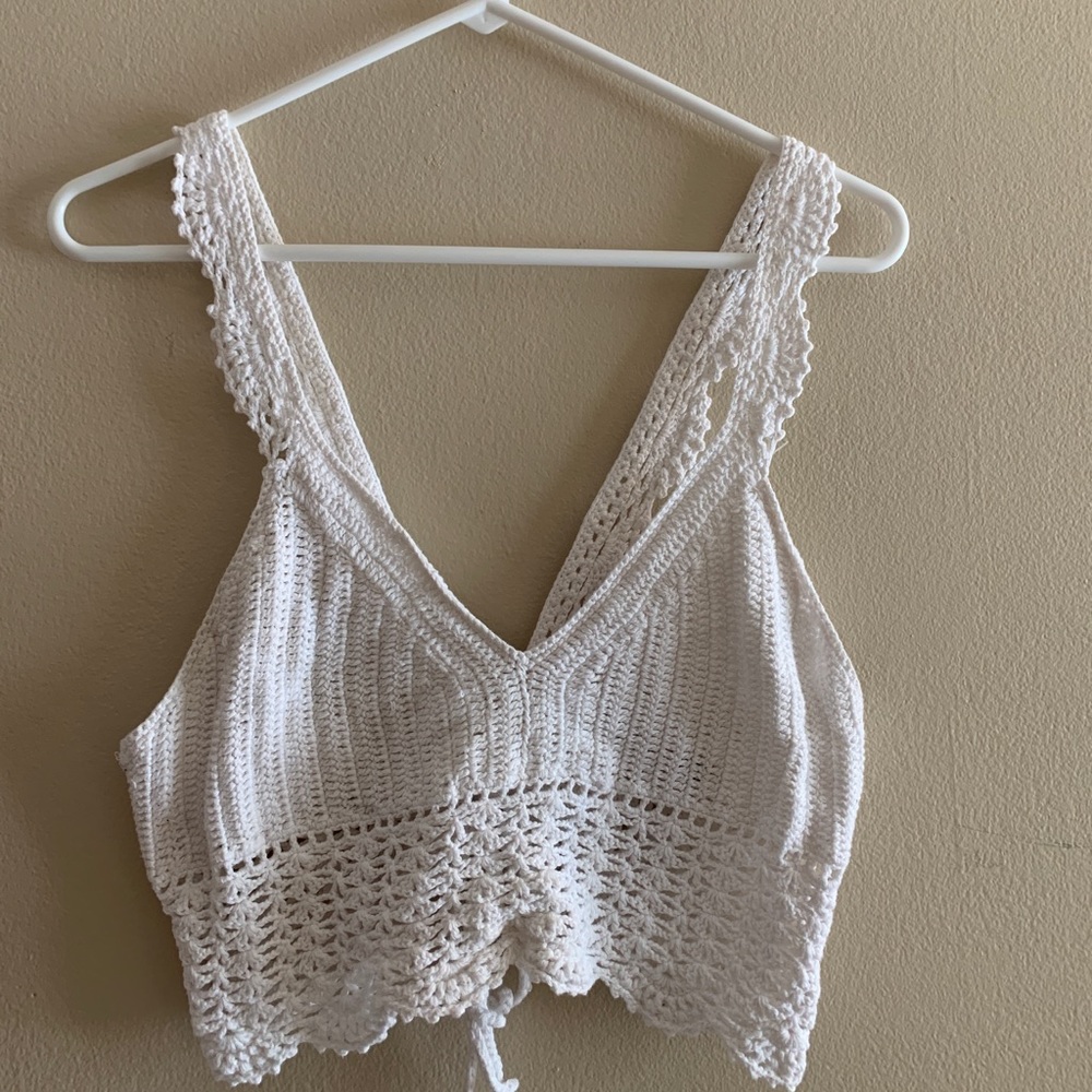 Knit crop top